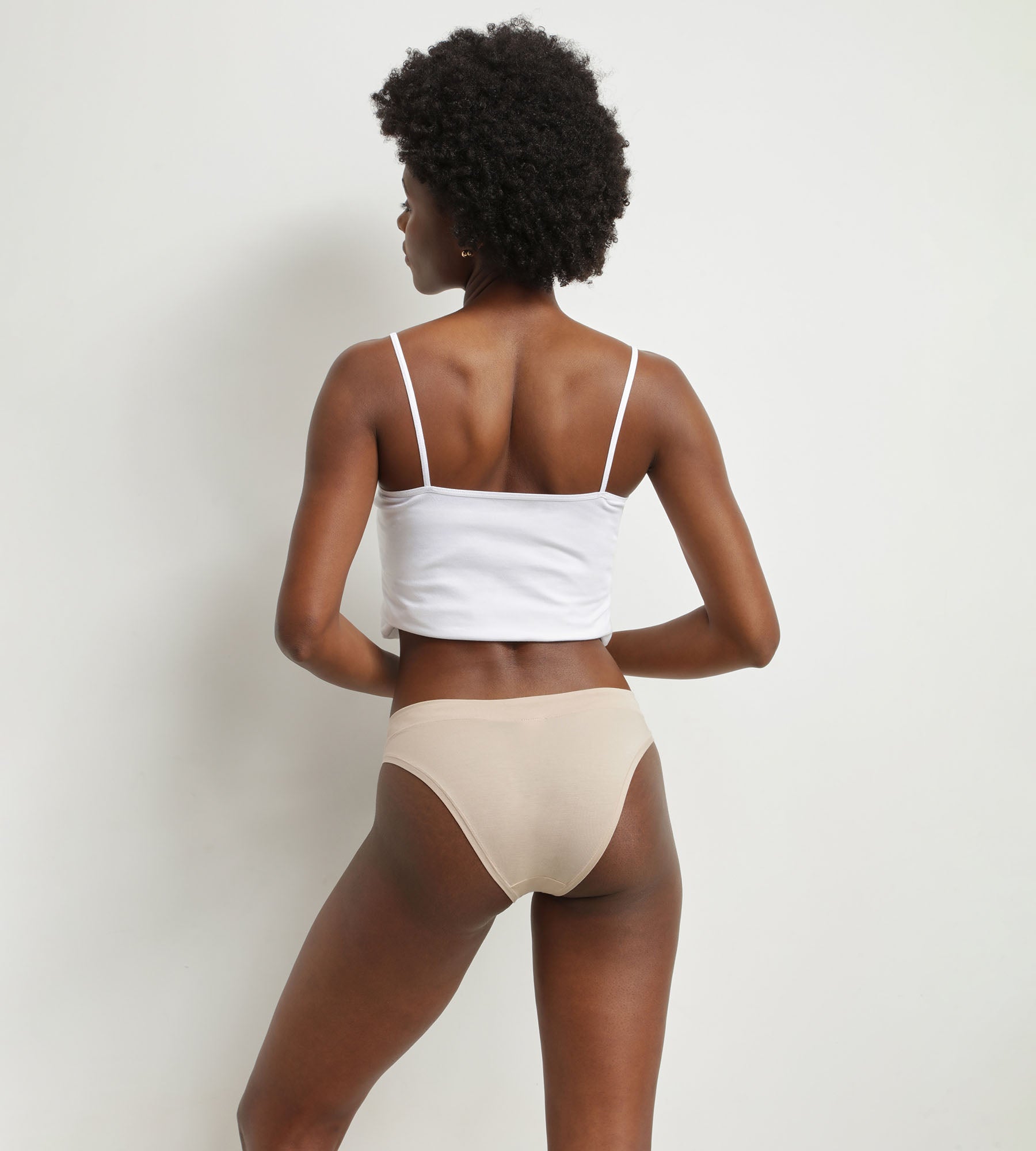 DIM Braguita de mujer de algodón modal Nude Dim Comfort Collection