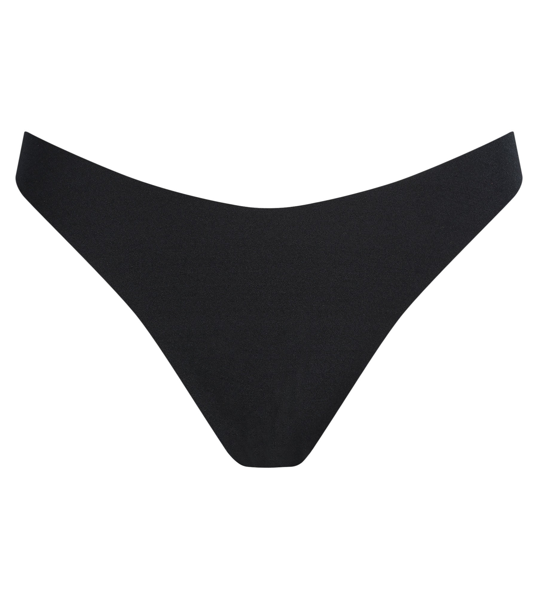 DIM Tanga negro de microfibra sin costuras No Show Invisible de Dim