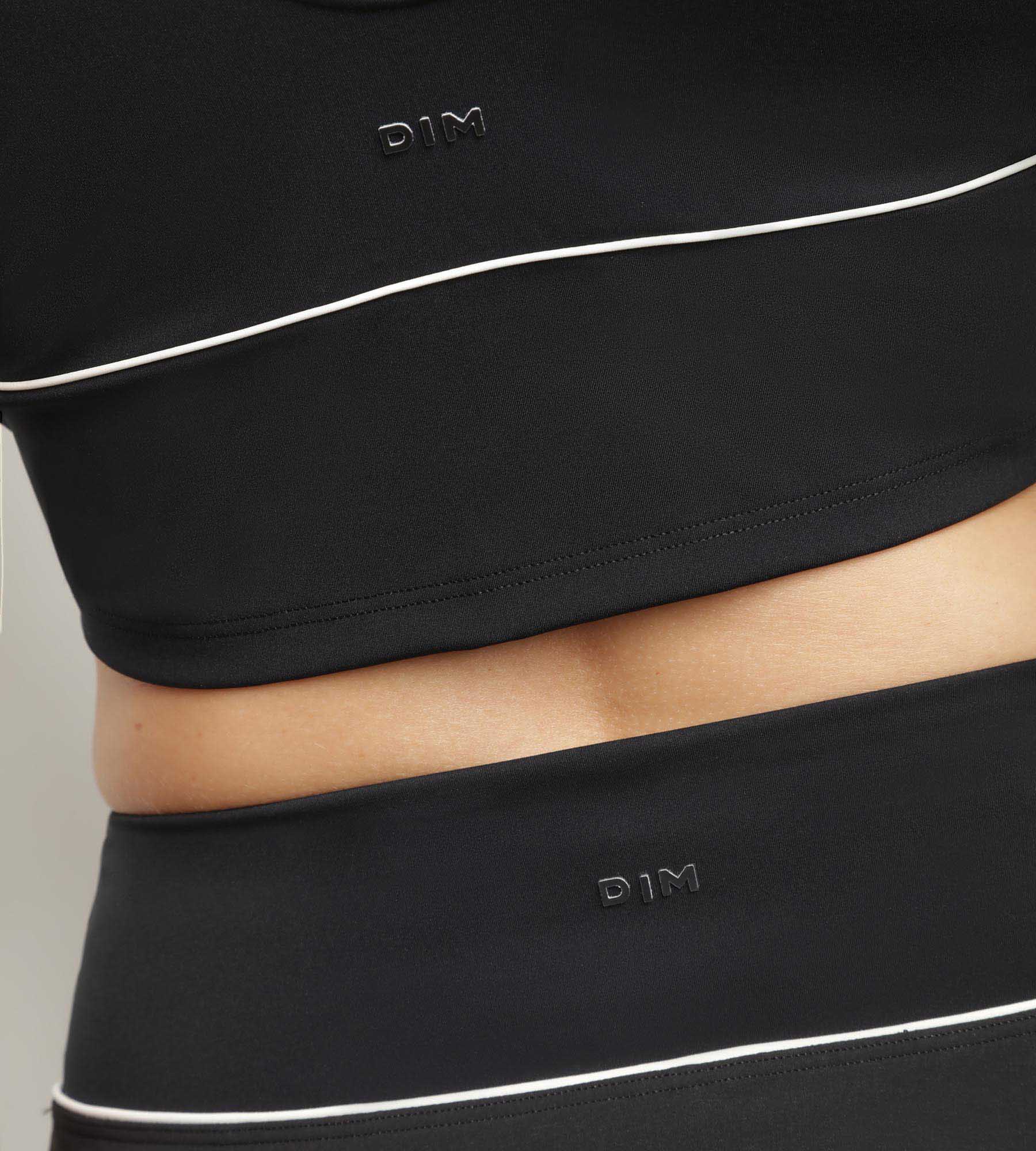 DIM Bralette largo de microfibra moldeadora negro Dim Move