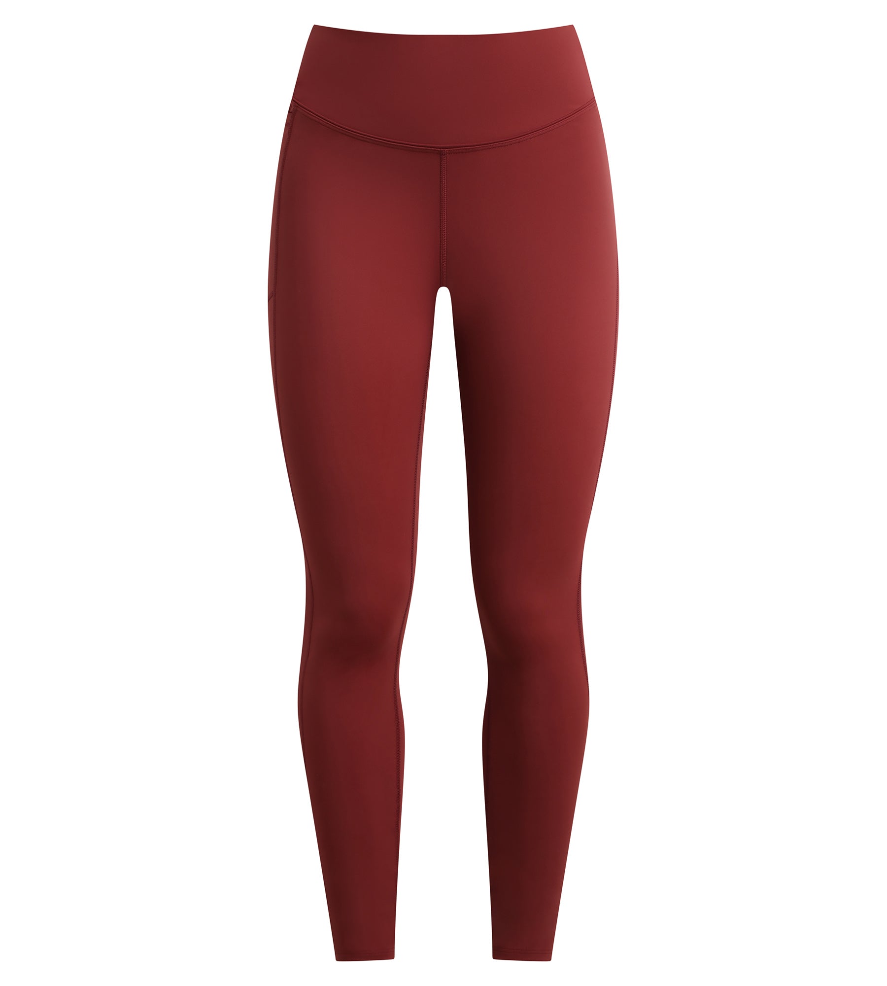 DIM Leggings deportivos de mujer en microfibra modeladora Burdeos Dim Move