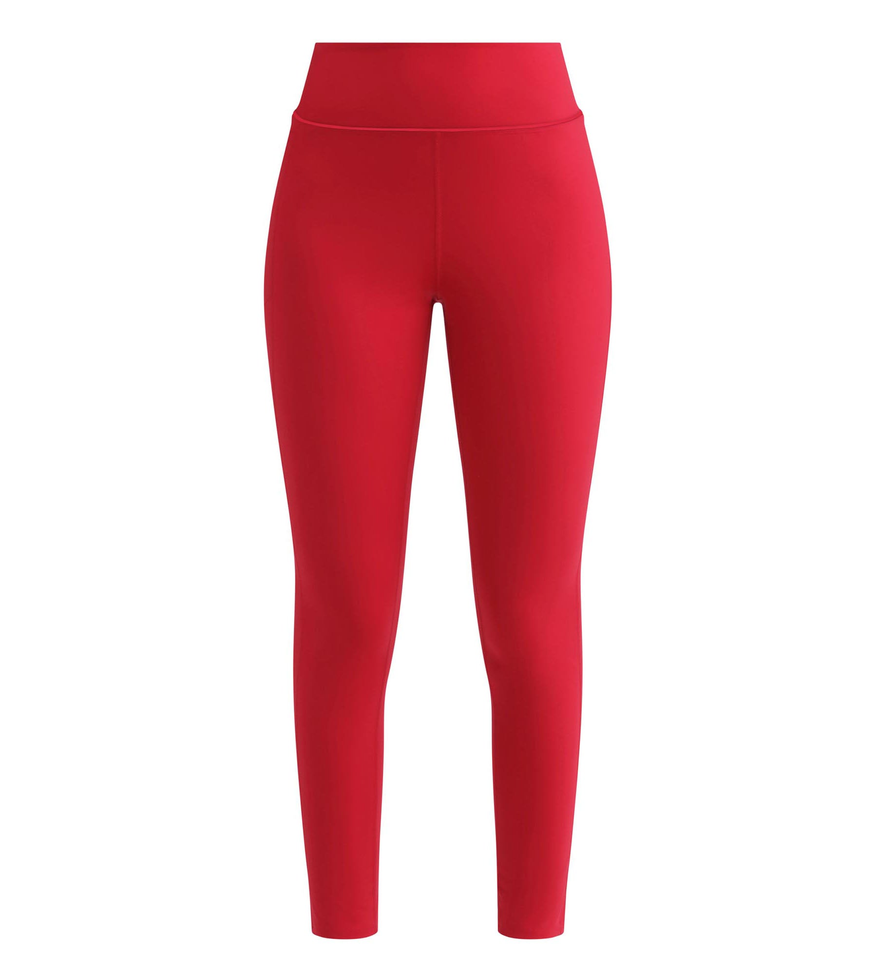 DIM Leggings deportivos de mujer en microfibra modeladora Dim Move Rojo