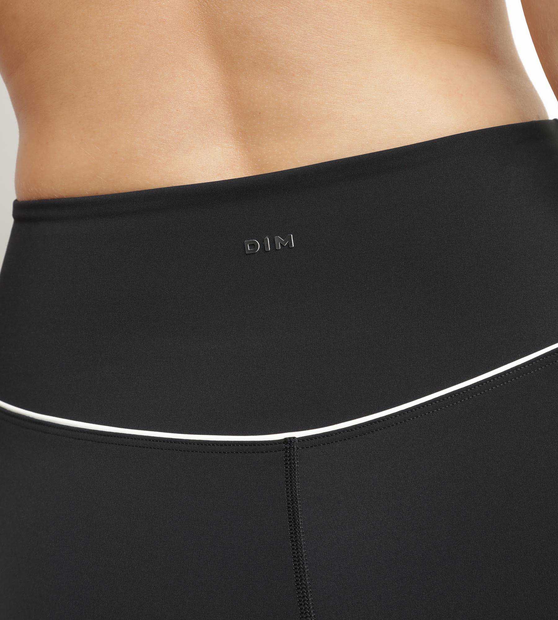 DIM Culotte deportivo de mujer de microfibra moldeadora negro Dim Move