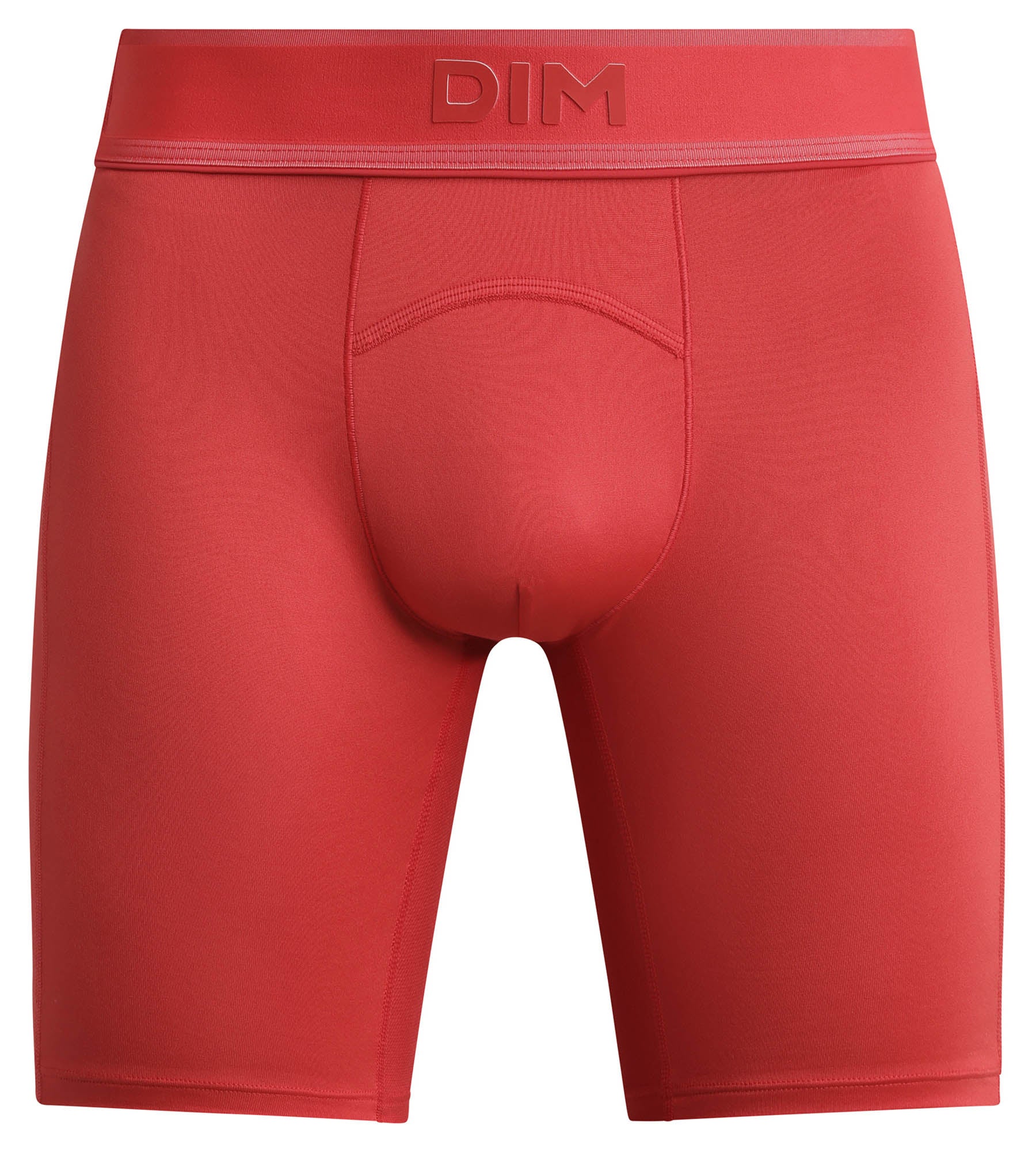 DIM Boxer deportivo largo de microfibra y malla para hombre Red Alert Dim Move