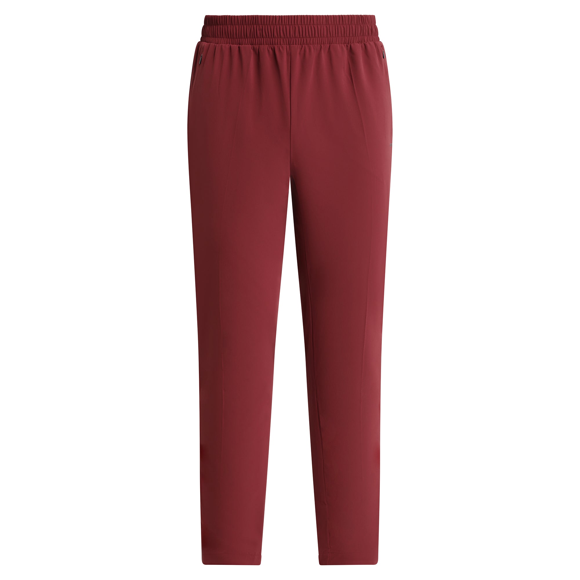 DIM Pantalón chino de punto elástico para hombre Burdeos Dim Move