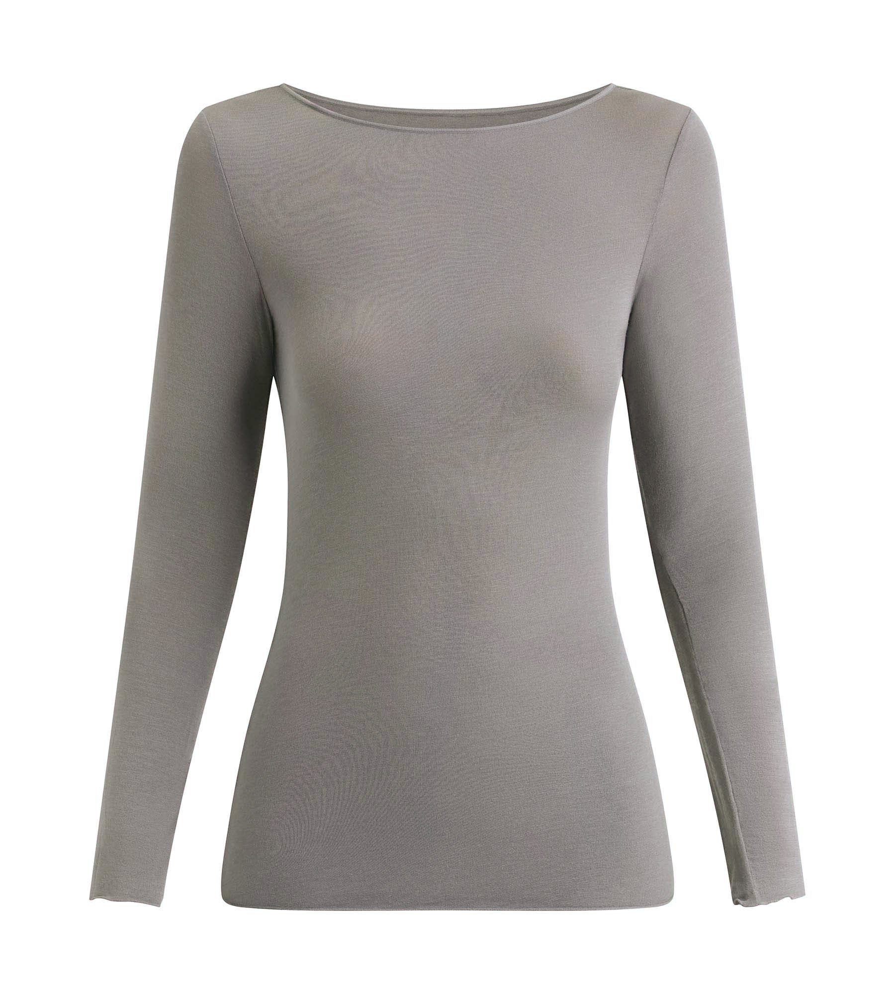 DIM Camiseta cuello barco mujer gris Dim Thermal
