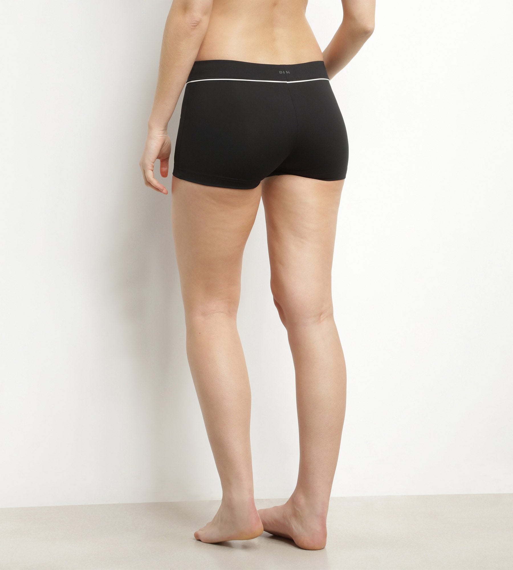 DIM Culotte de baño de mujer de microfibra negro Dim Move