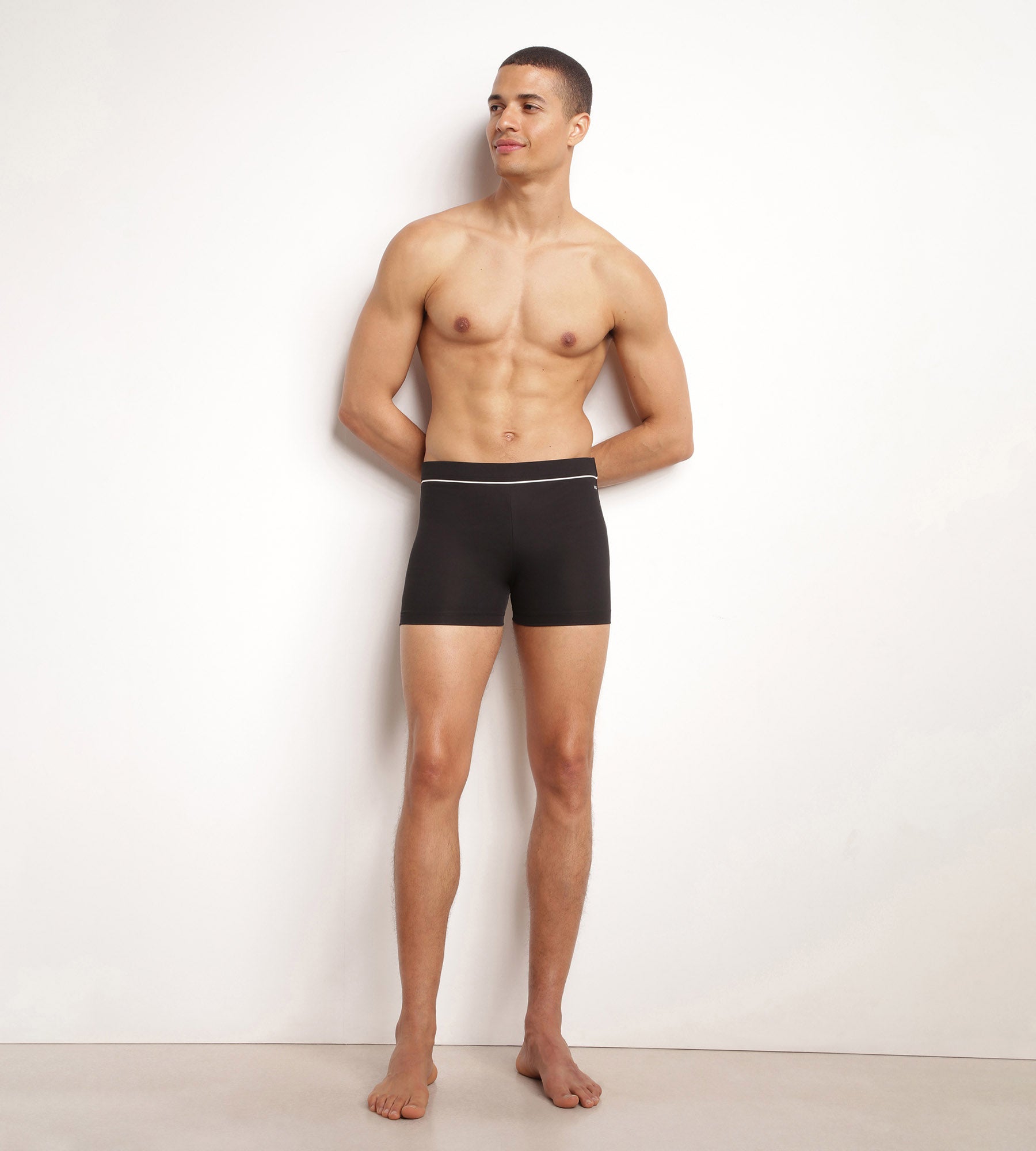 DIM Bañador para hombre de microfibra negro Dim Move