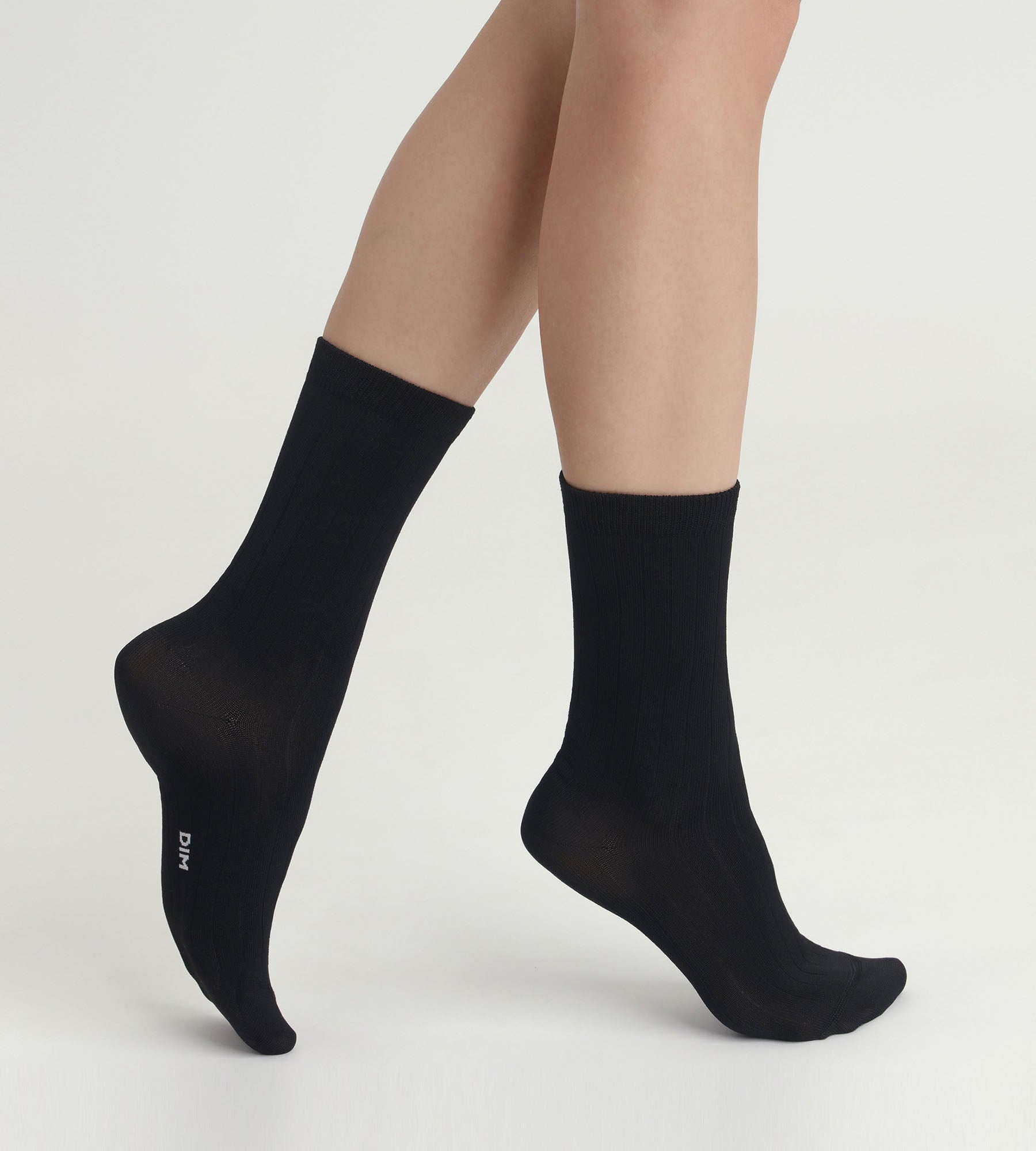 DIM Calcetines de mujer Raso negro Dim Fashion