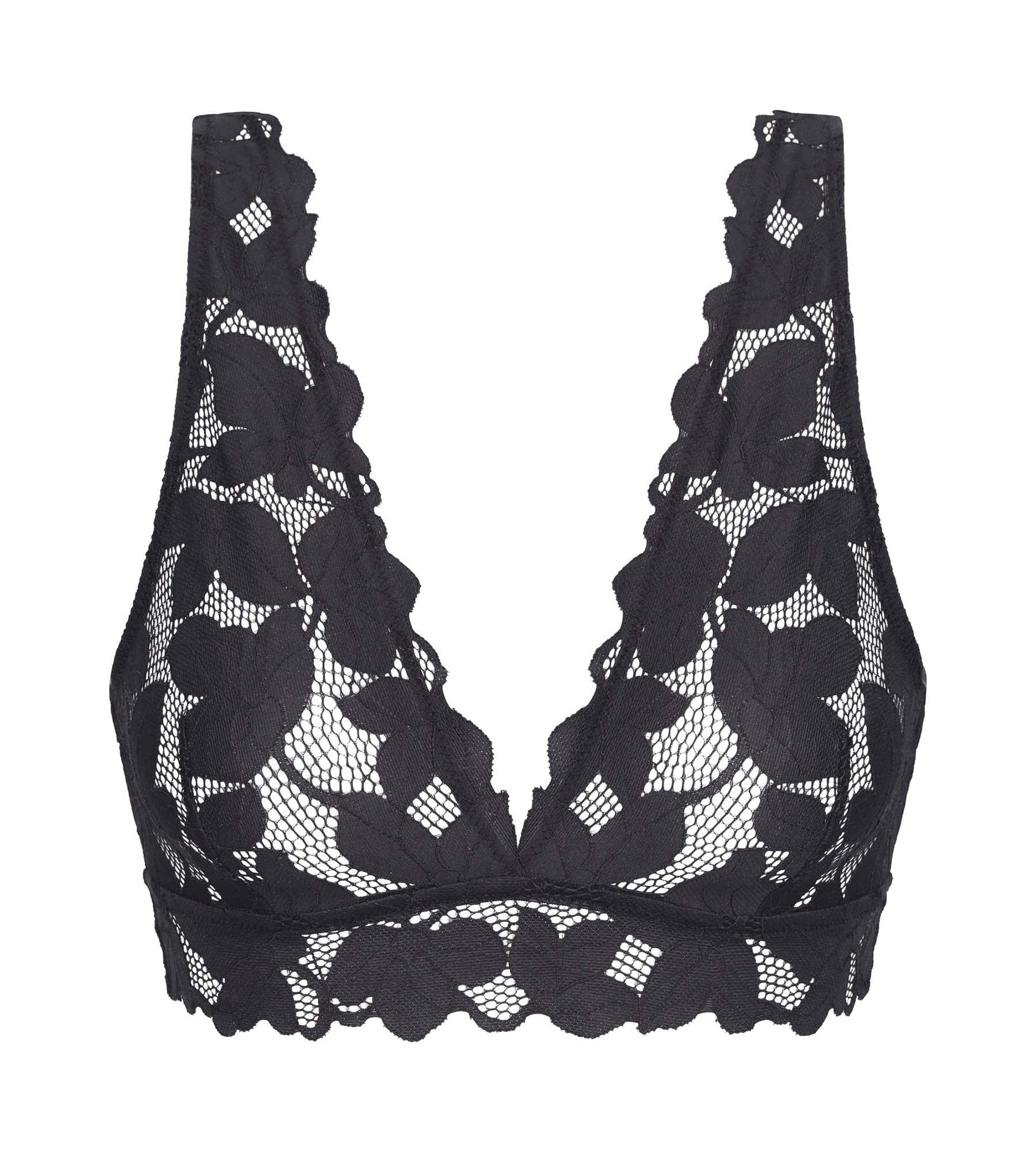 DIM Body de encaje para mujer con grandes flores Gris Granito Dim Lacy