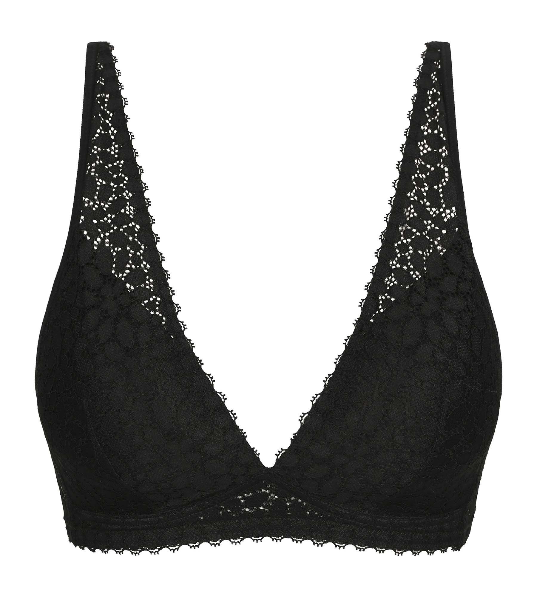 DIM Sujetador triángulo con espuma de microfibra Negro Daily Dentelle