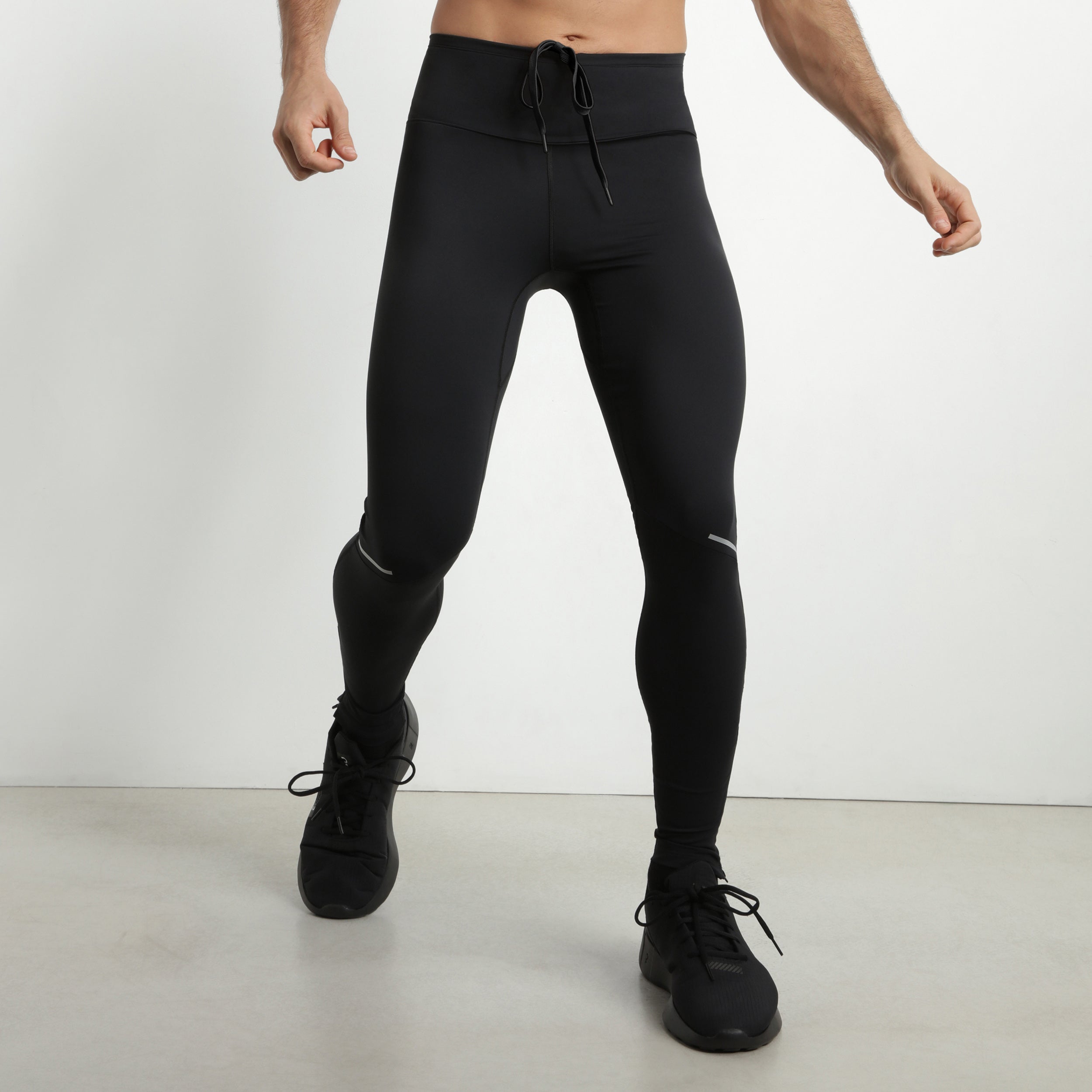 DIM Leggings deportivos ajustables de microfibra para hombre Negro Dim Move