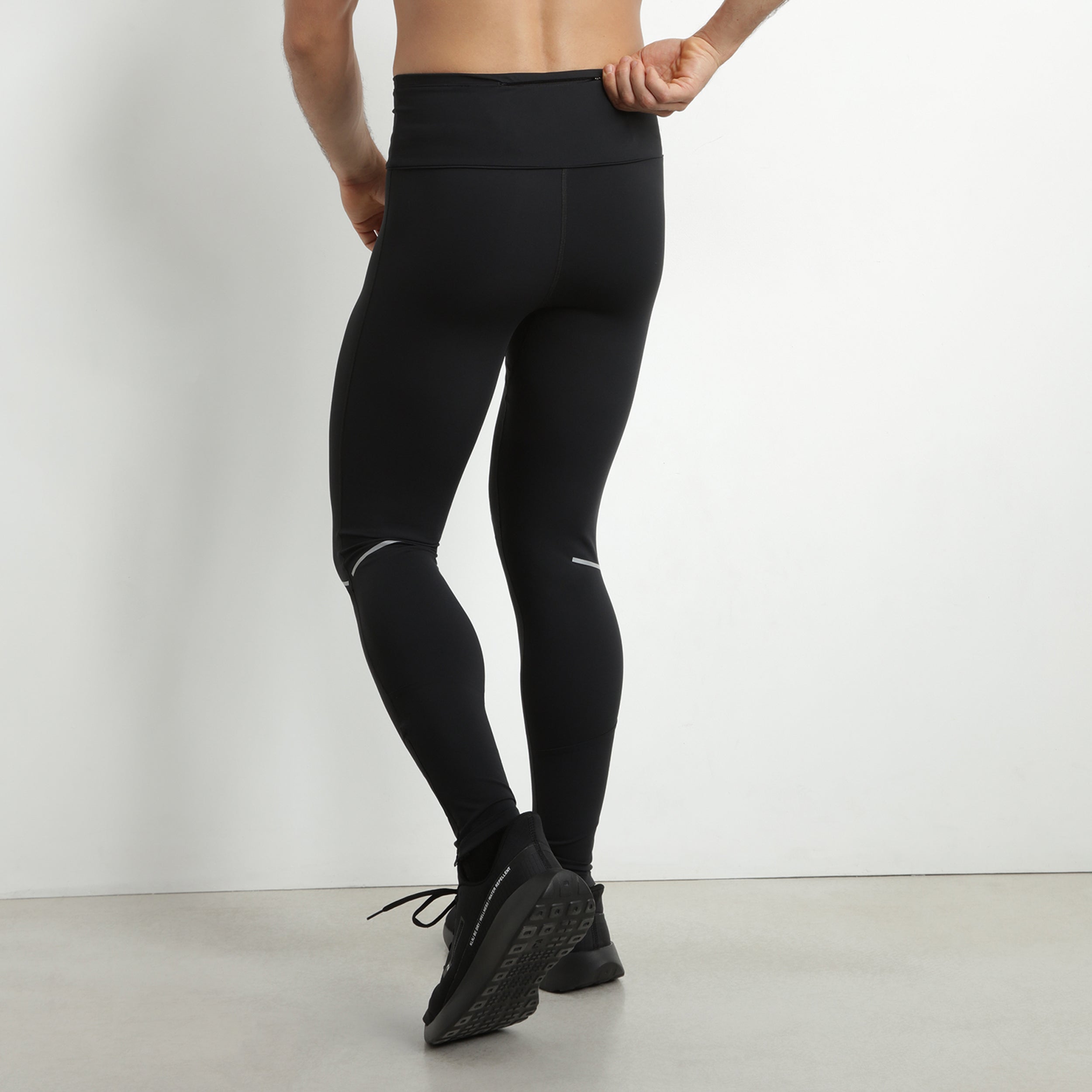 DIM Leggings deportivos ajustables de microfibra para hombre Negro Dim Move
