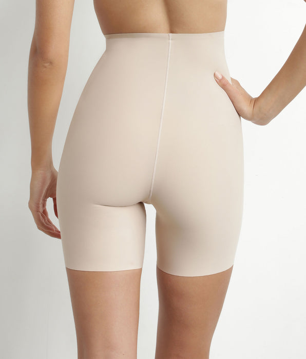 DIM Ciclista moldeador mujer microfibra sin costuras nude Dim Silhouette Invisible