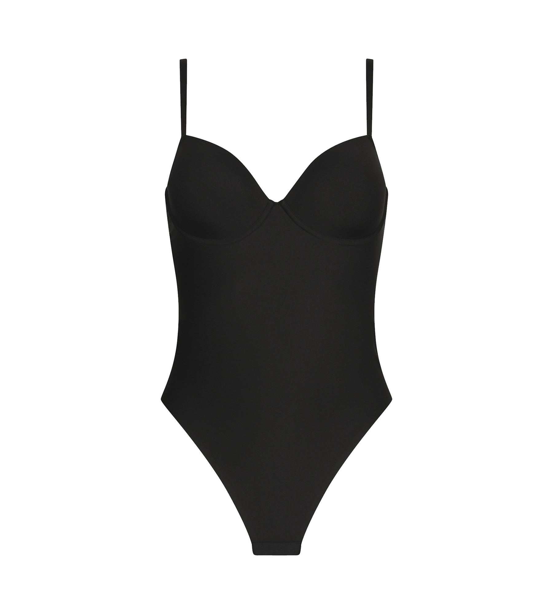 DIM Body tanga moldeador microfibra negro Dim Silhouette Invisible