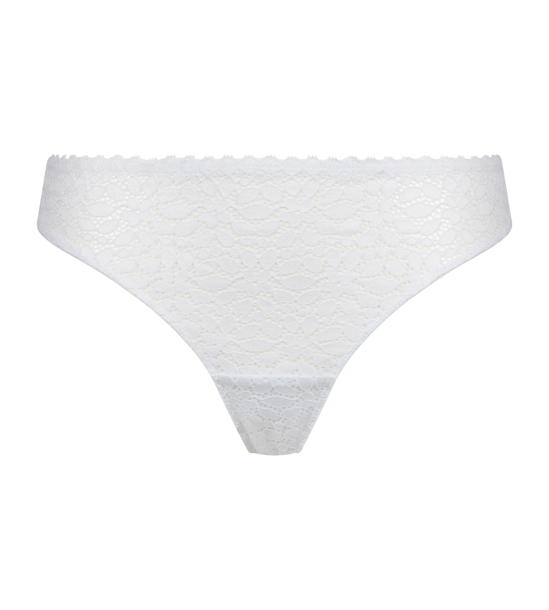 DIM Mujer Tanga Blanco Dim Encaje Diario