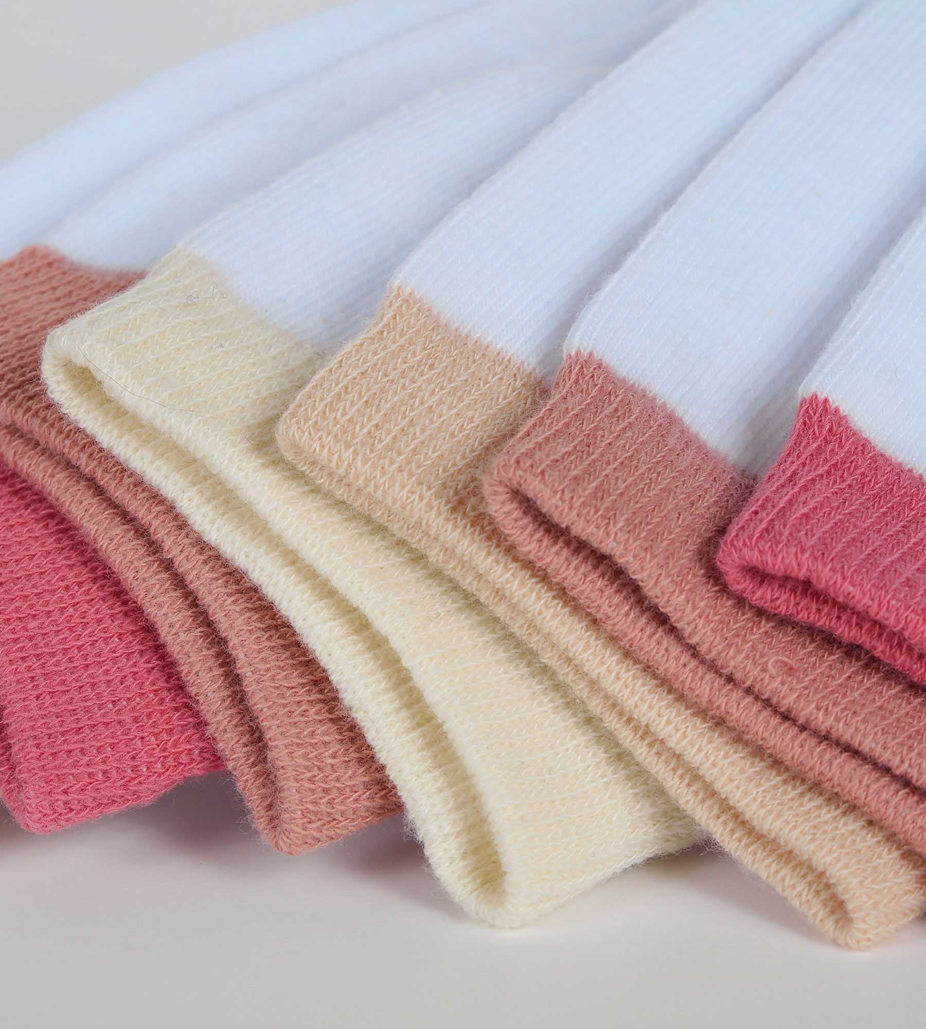 DIM Pack de 4 pares de calcetines de mujer Blanco EcoDim Mode