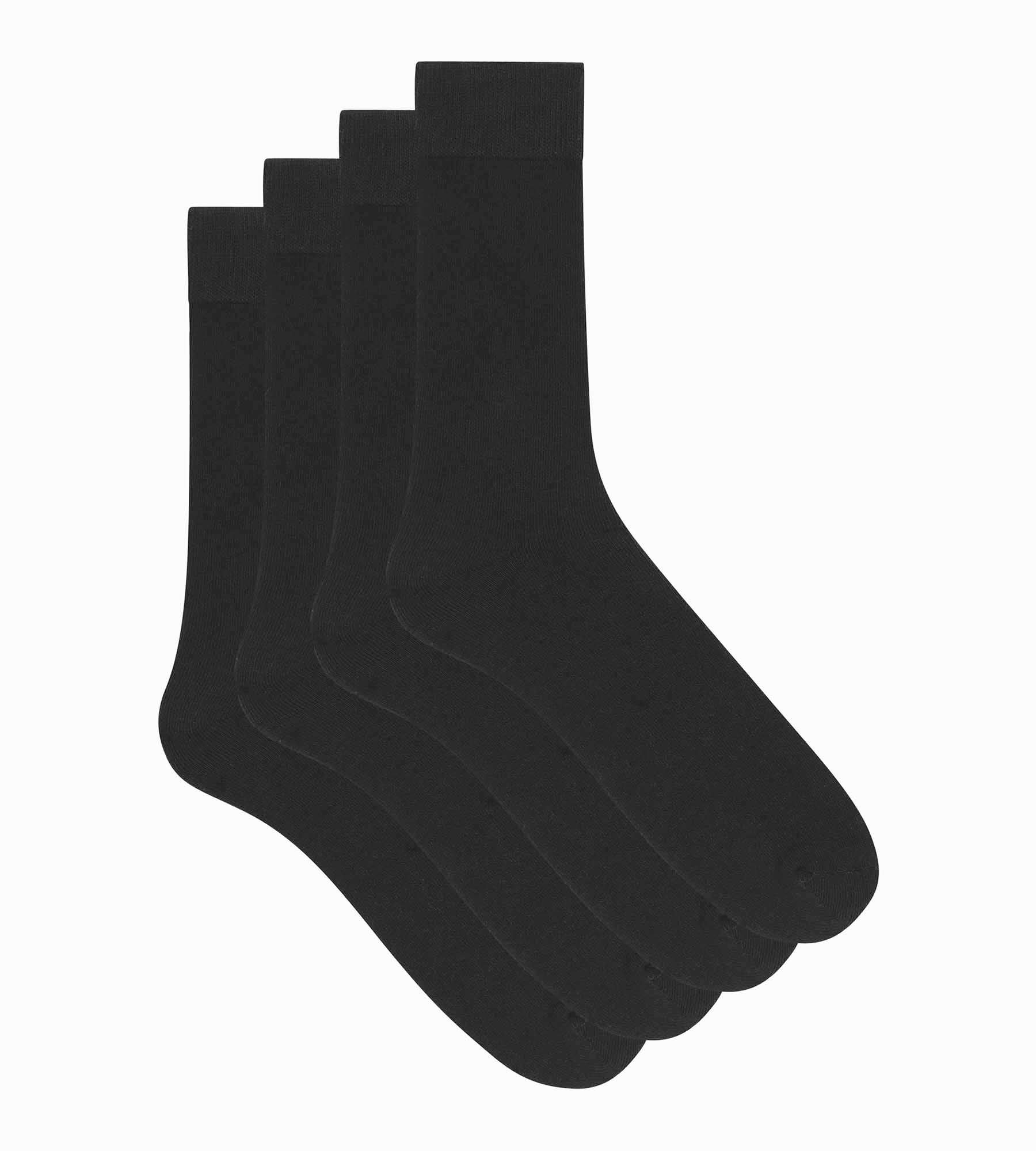 DIM Pack de 2 pares de calcetines negros Thermo para hombre