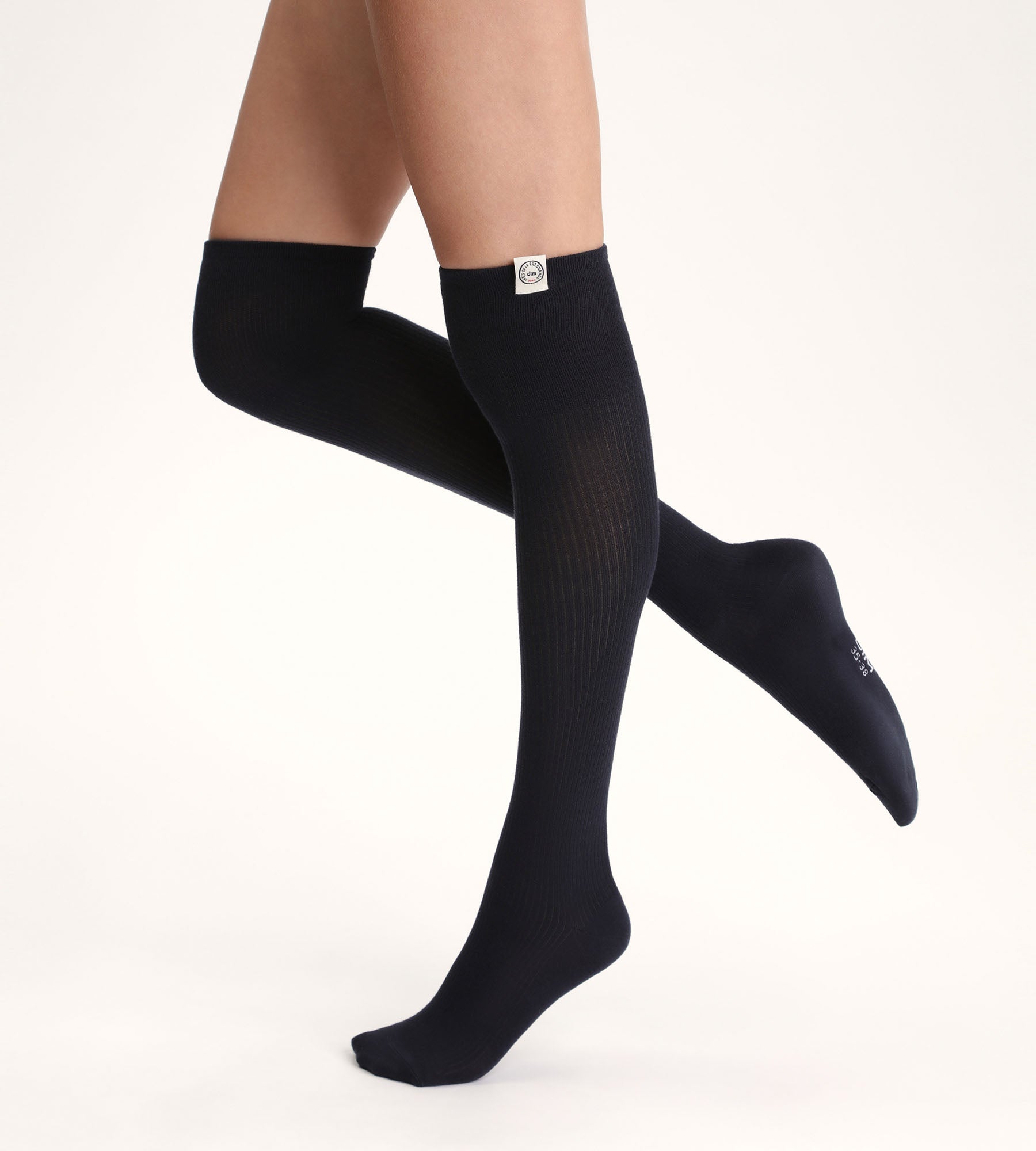 DIM Calcetines altos de mujer Saphir Dim x Inès de La Fressange
