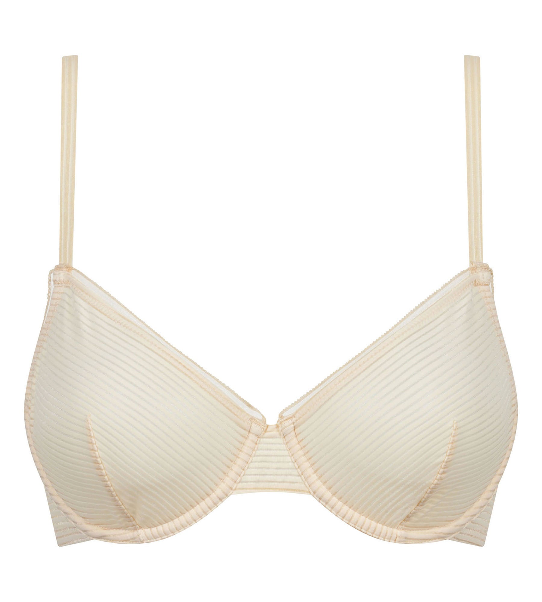 DIM Sujetador corbeille beige Dim x Inès de La Fressange
