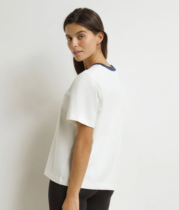 DIM Camiseta de mujer de nácar azul Dim x Inès de La Fressange