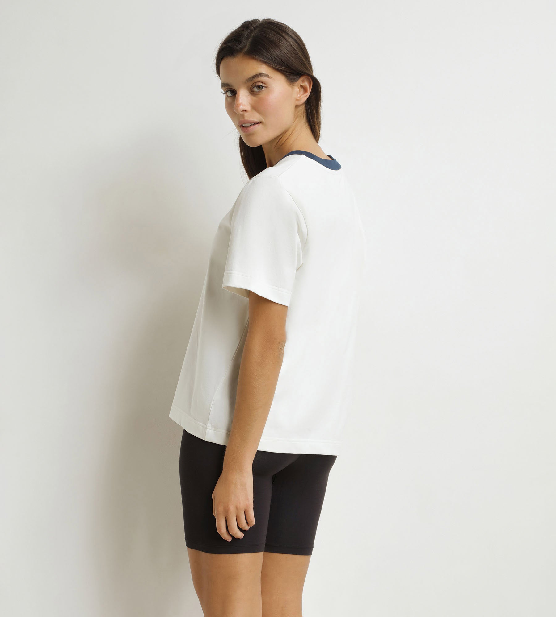 DIM Camiseta de mujer de nácar azul Dim x Inès de La Fressange