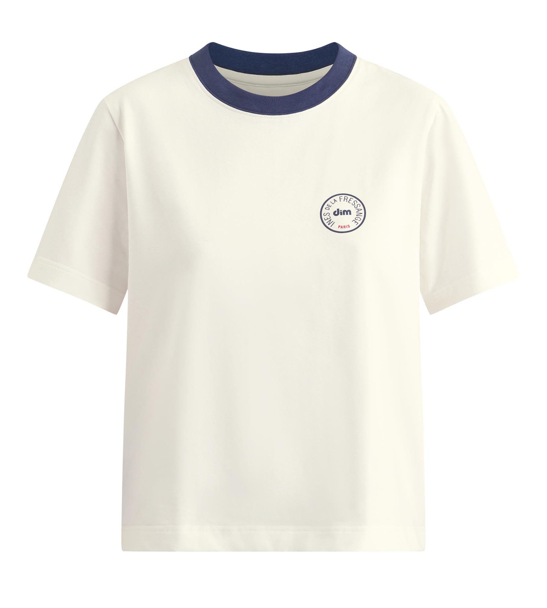 DIM Camiseta de mujer de nácar azul Dim x Inès de La Fressange