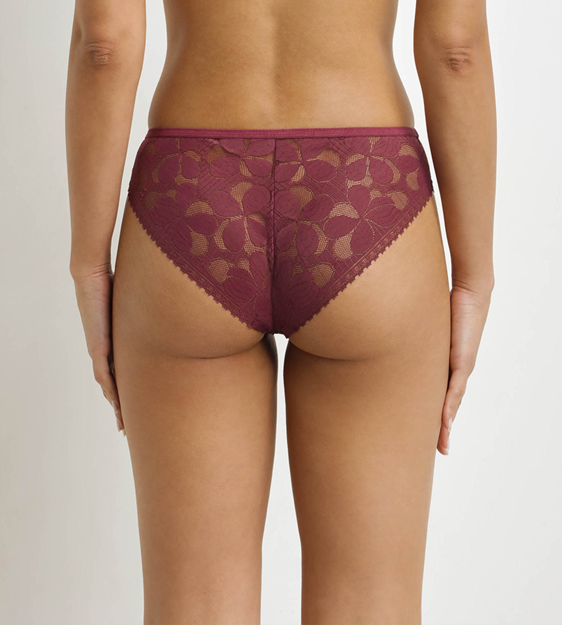 DIM Braguitas de mujer semitransparentes Fig Art Flowers