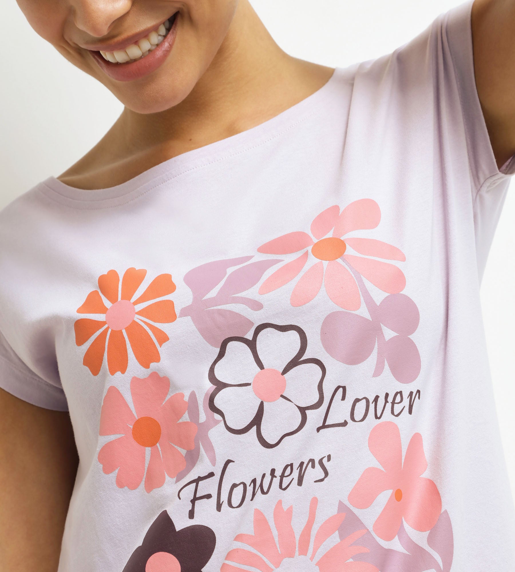 DIM Picardías floral lila de mujer Don't Disturb