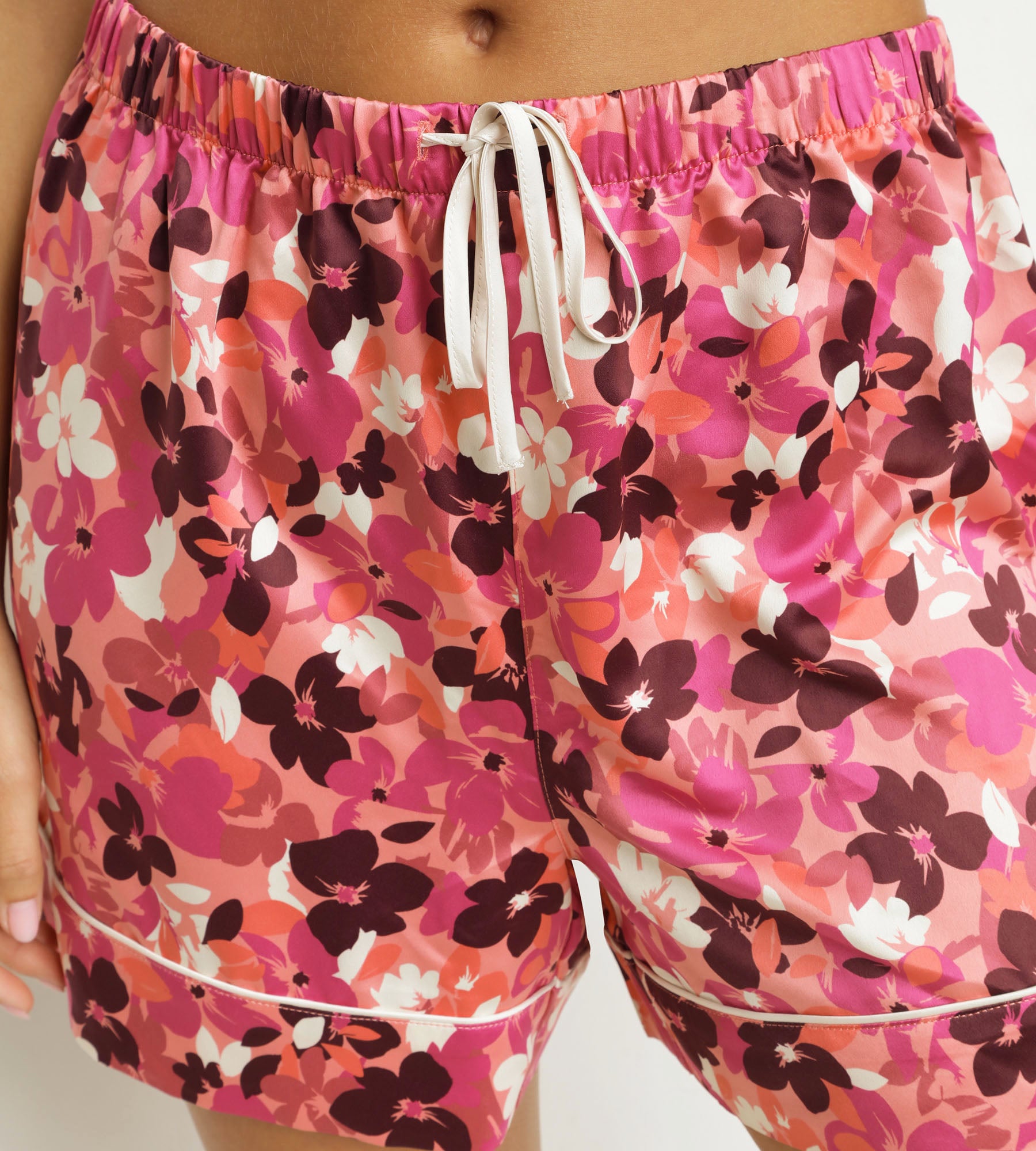 DIM Pantalón corto de pijama de mujer Fig floral Don't Disturb