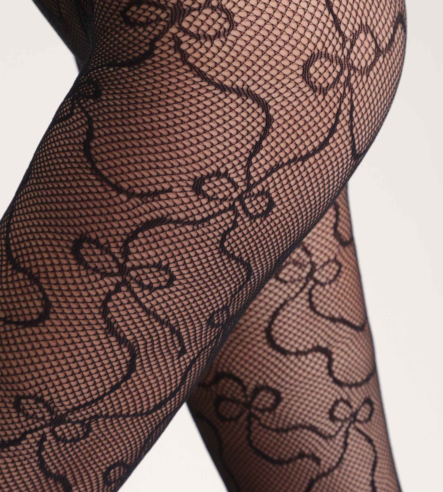 DIM Pantis negras con lazos Dim Style