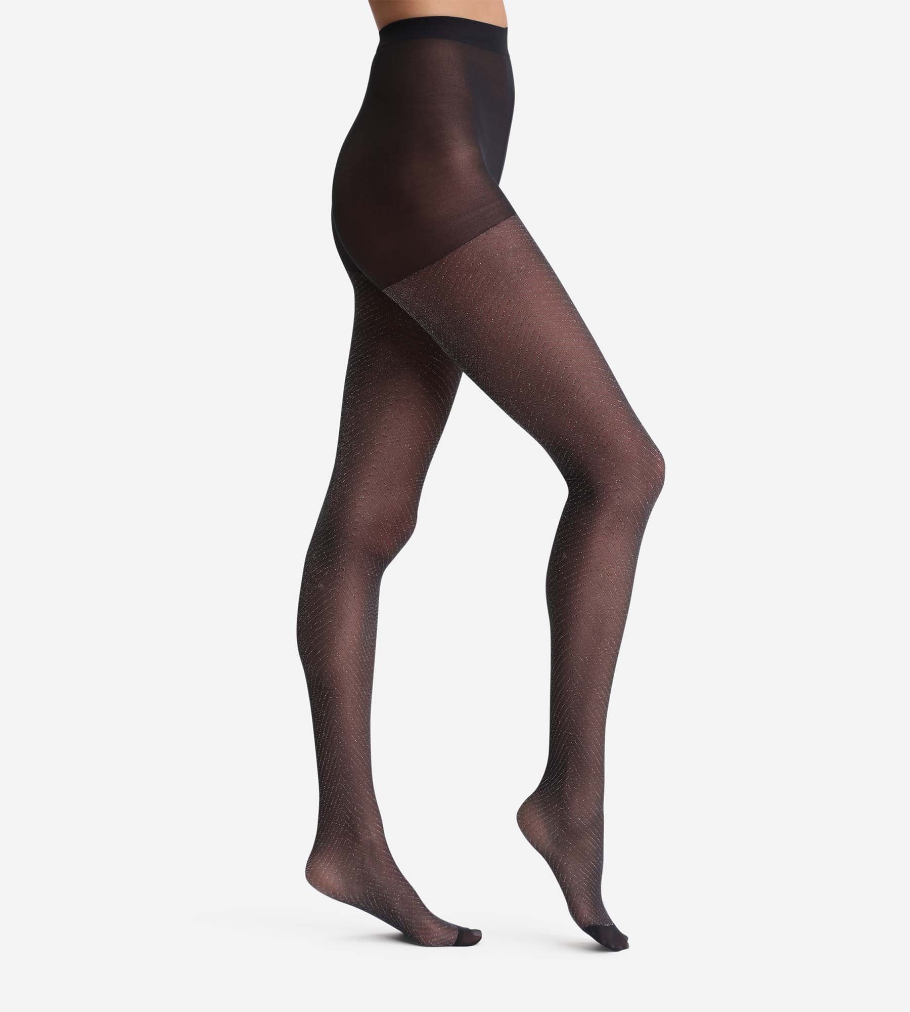 DIM Pantis de lentejuelas negras brillantes Dim Style