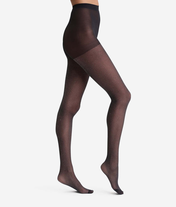 DIM Pantis de lentejuelas negras brillantes Dim Style