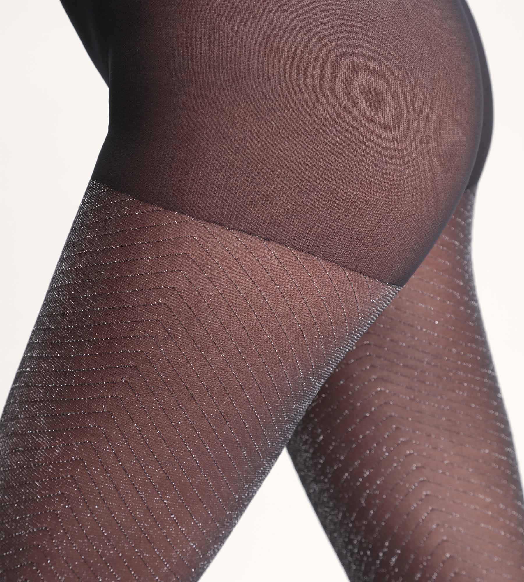 DIM Pantis de lentejuelas negras brillantes Dim Style