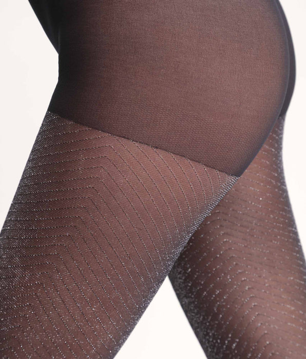 DIM Pantis de lentejuelas negras brillantes Dim Style