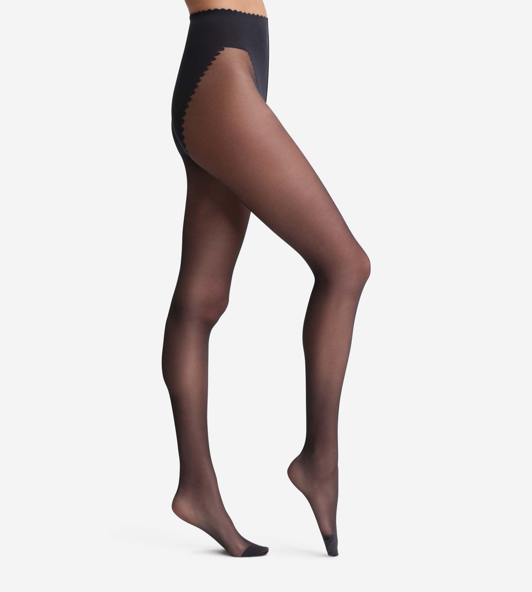 DIM Panti negro Body Touch vientre plano 20D