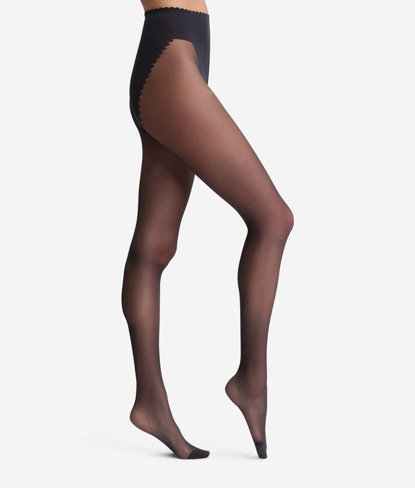 DIM Panti negro Body Touch vientre plano 20D