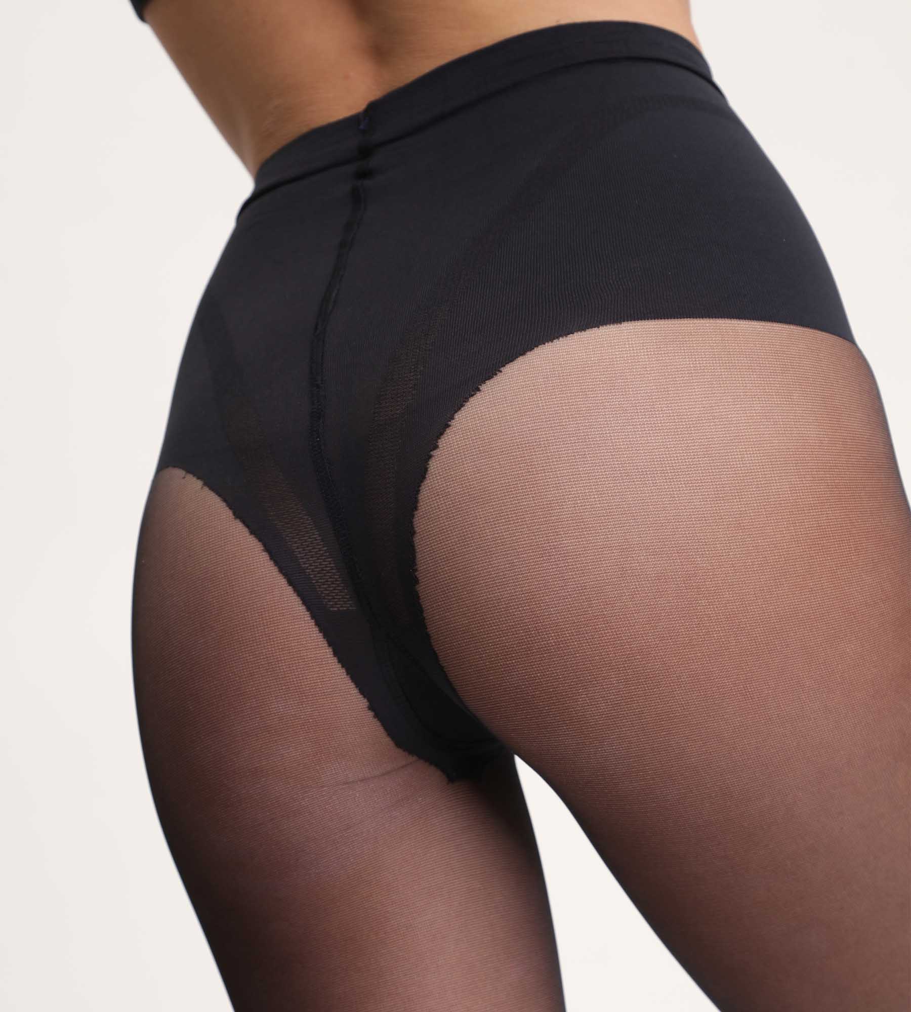 DIM Panti negro Diam's vientre plano 25D