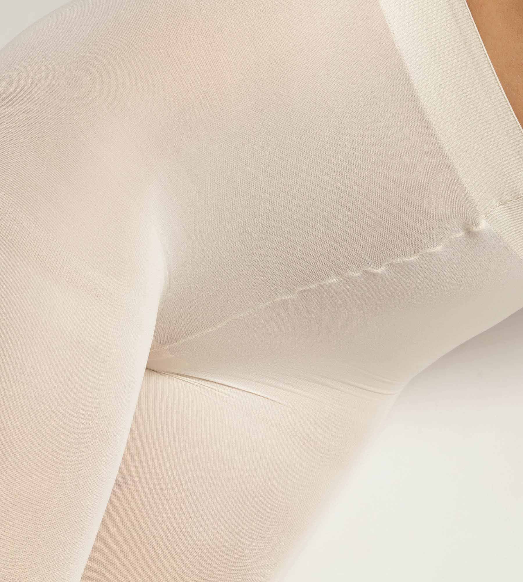 DIM Pantis de microfibra blanca 50D para mujer Dim Opaque gasauté