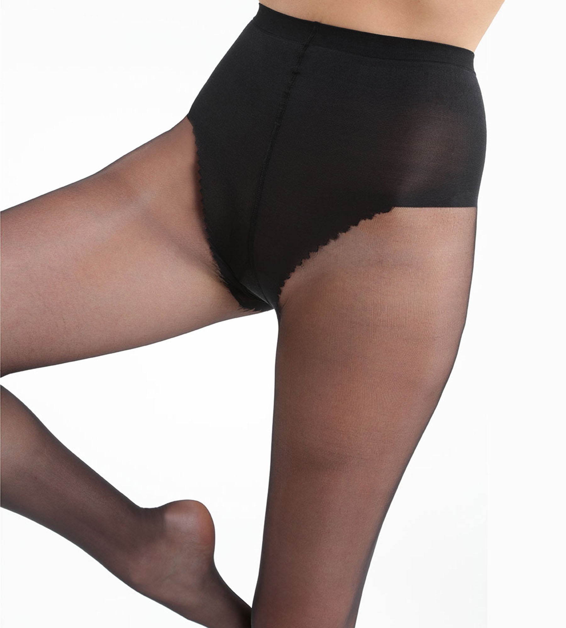 DIM Panti negro Sublim vientre plano 15D