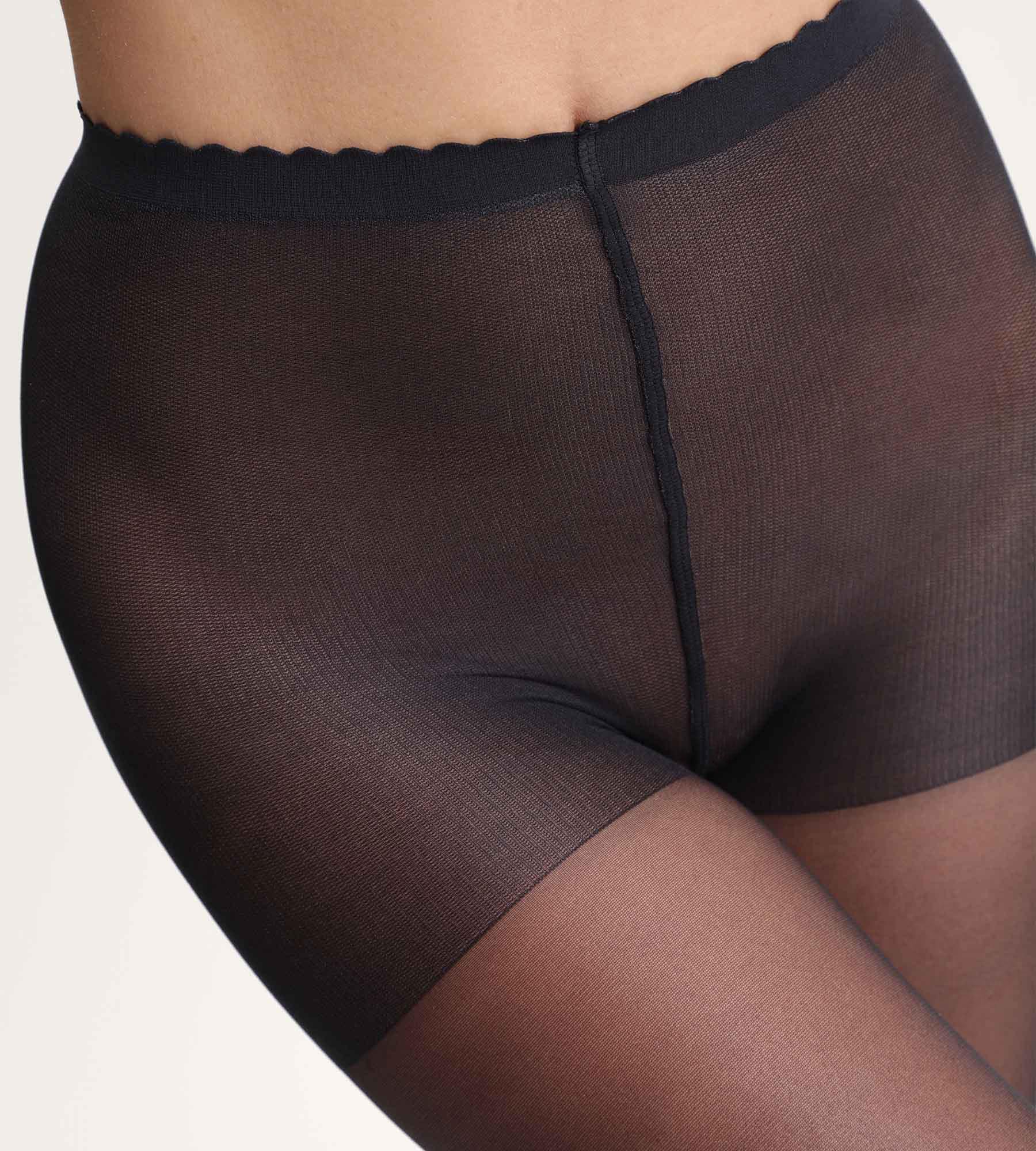DIM Panti velo transparente negro Body Touch Dim 17D