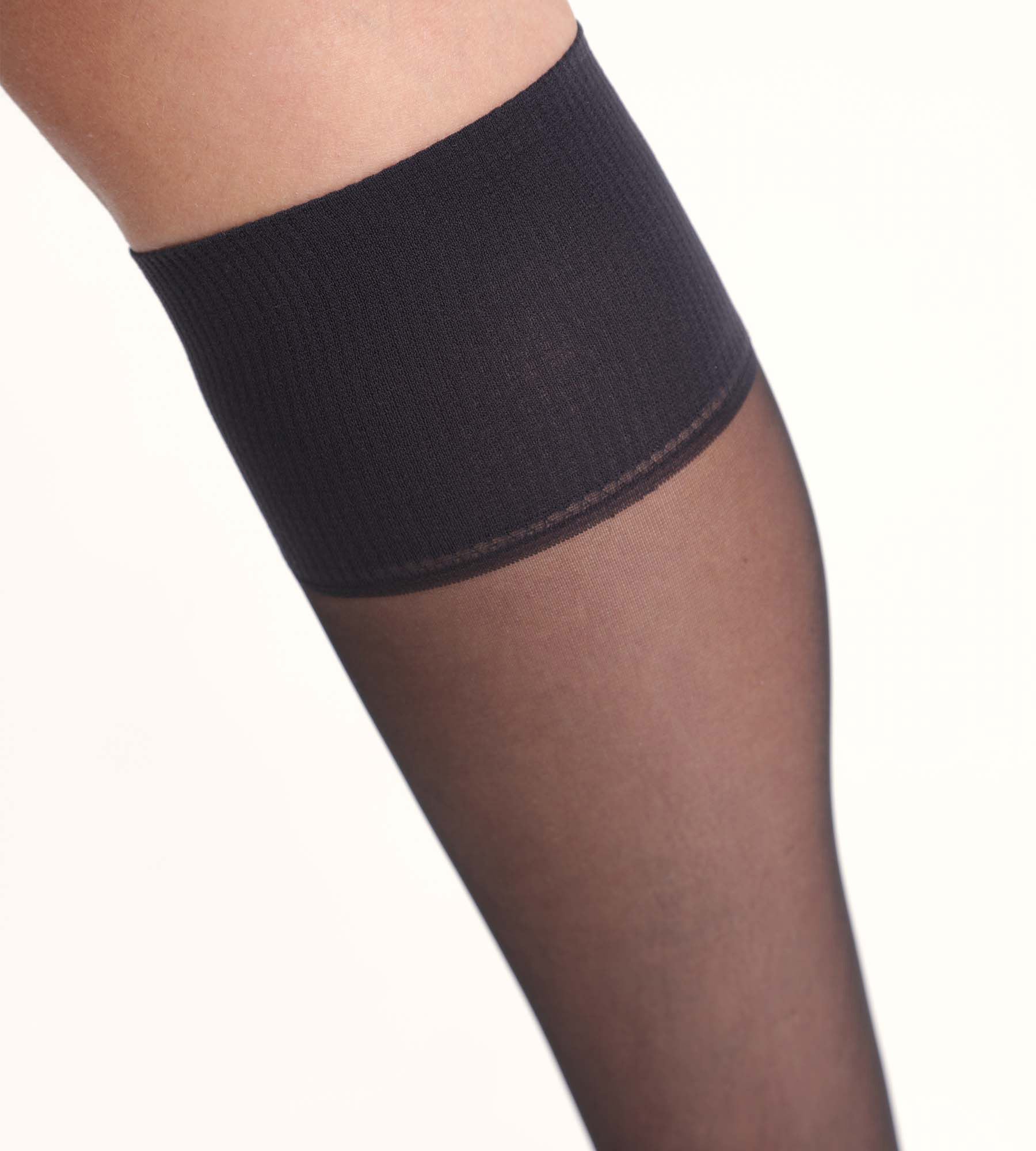 DIM Pack de 3 medias negras transparentes Beauty Resist 20D