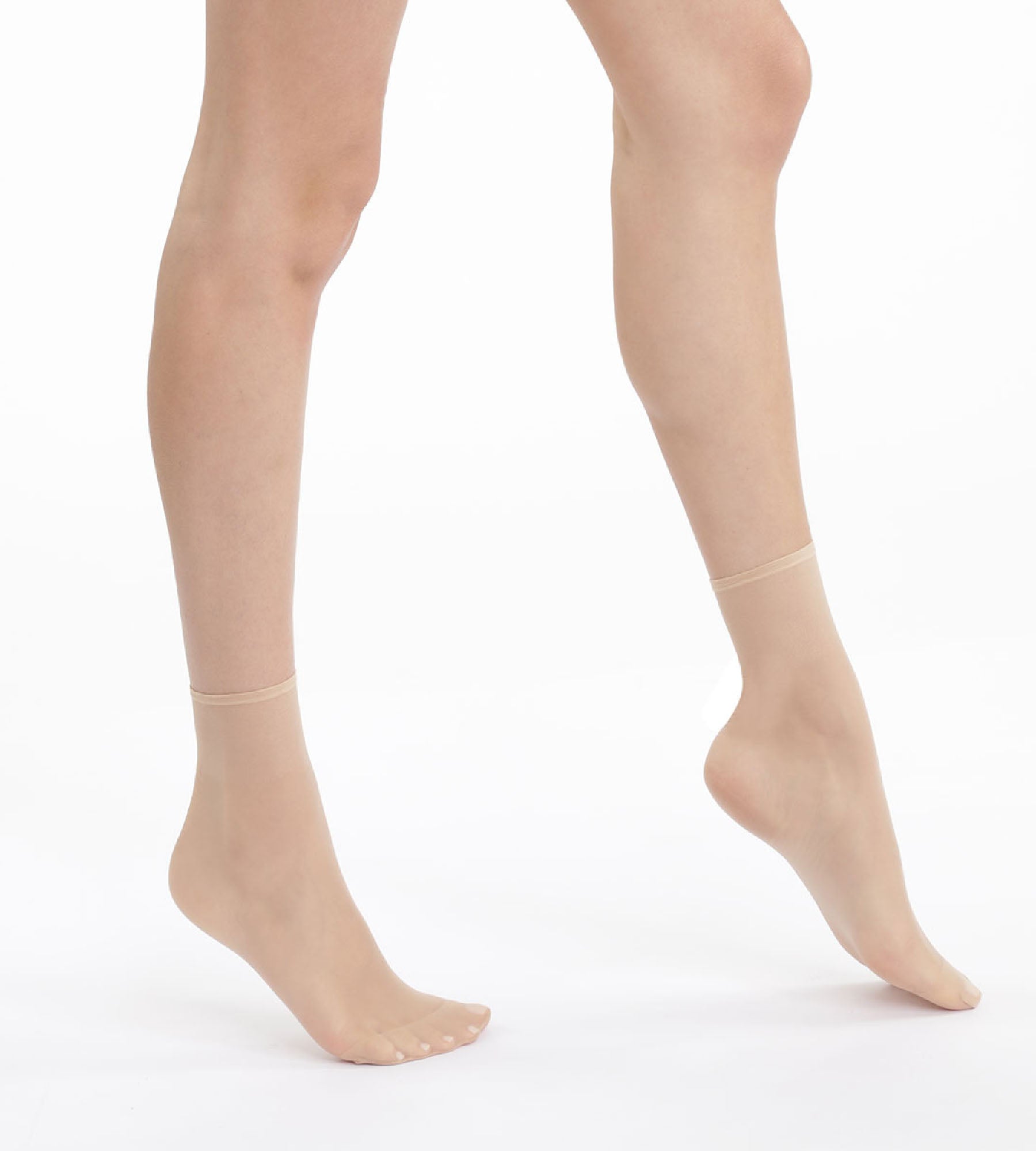 DIM Pack de 2 calcetines de media capri iridiscentes Sublim 14D