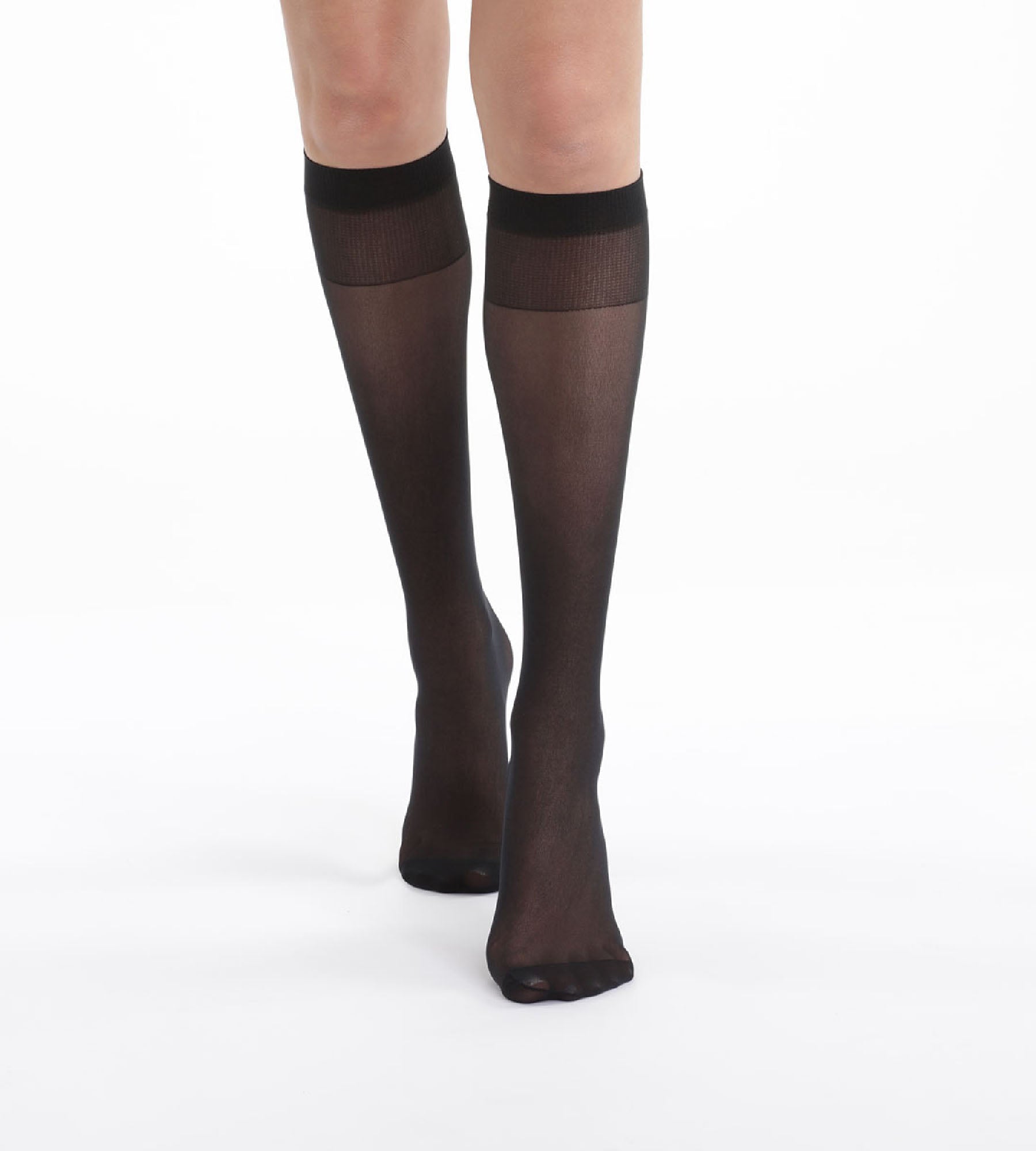 DIM Pack de 4 medias negras EcoDIM semi-opacas 28D