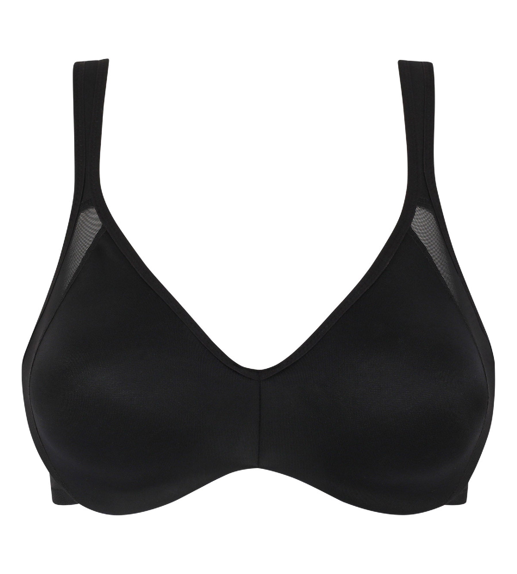 DIM Sujetador reductor con aros negro Generous Minimizer Dim