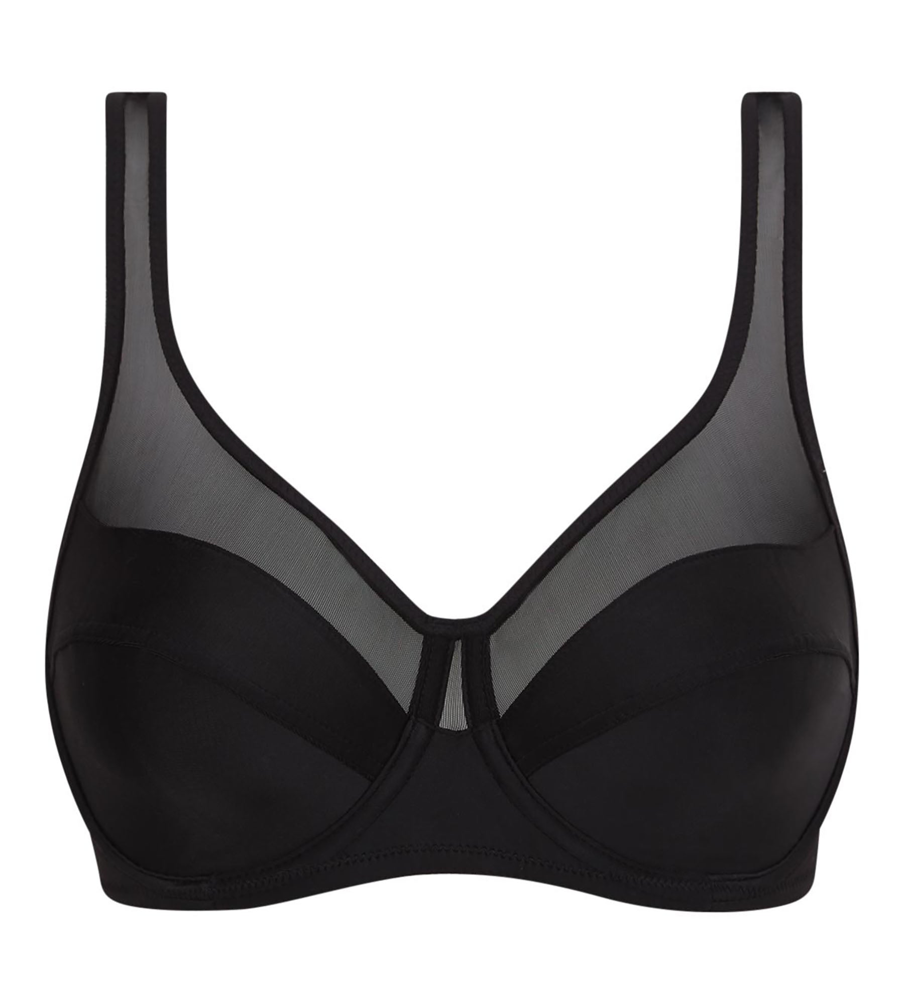 DIM Sujetador de gran capacidad con aros negro Generous Dim