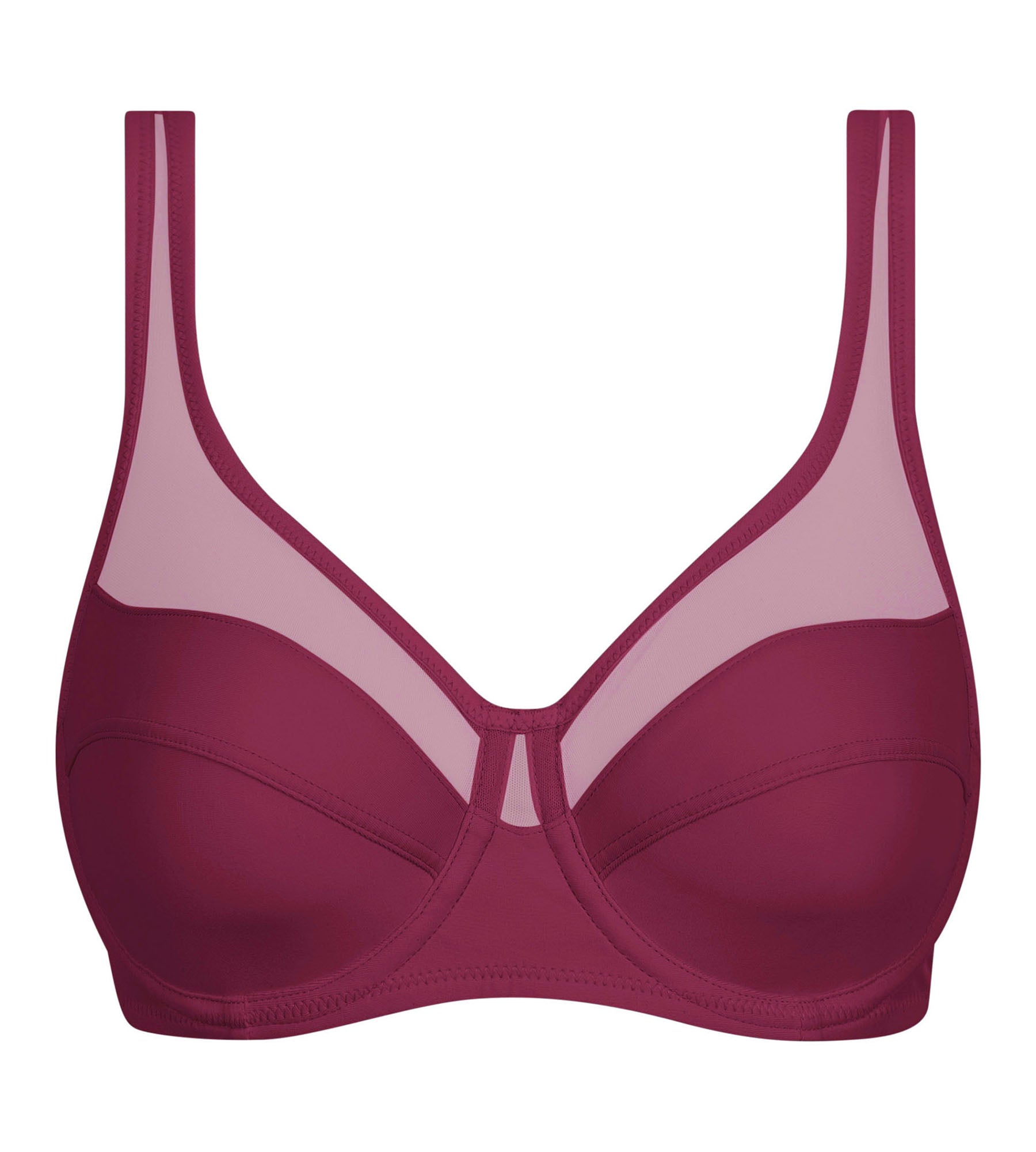 DIM Sujetador con aros y push-on Generous Bordeaux