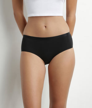 Pack de 5 culottes de algodón para mujer Negro Nude Blanco Les Pockets Ecodim