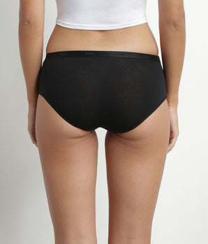 Pack de 5 culottes de algodón para mujer Negro Nude Blanco Les Pockets Ecodim