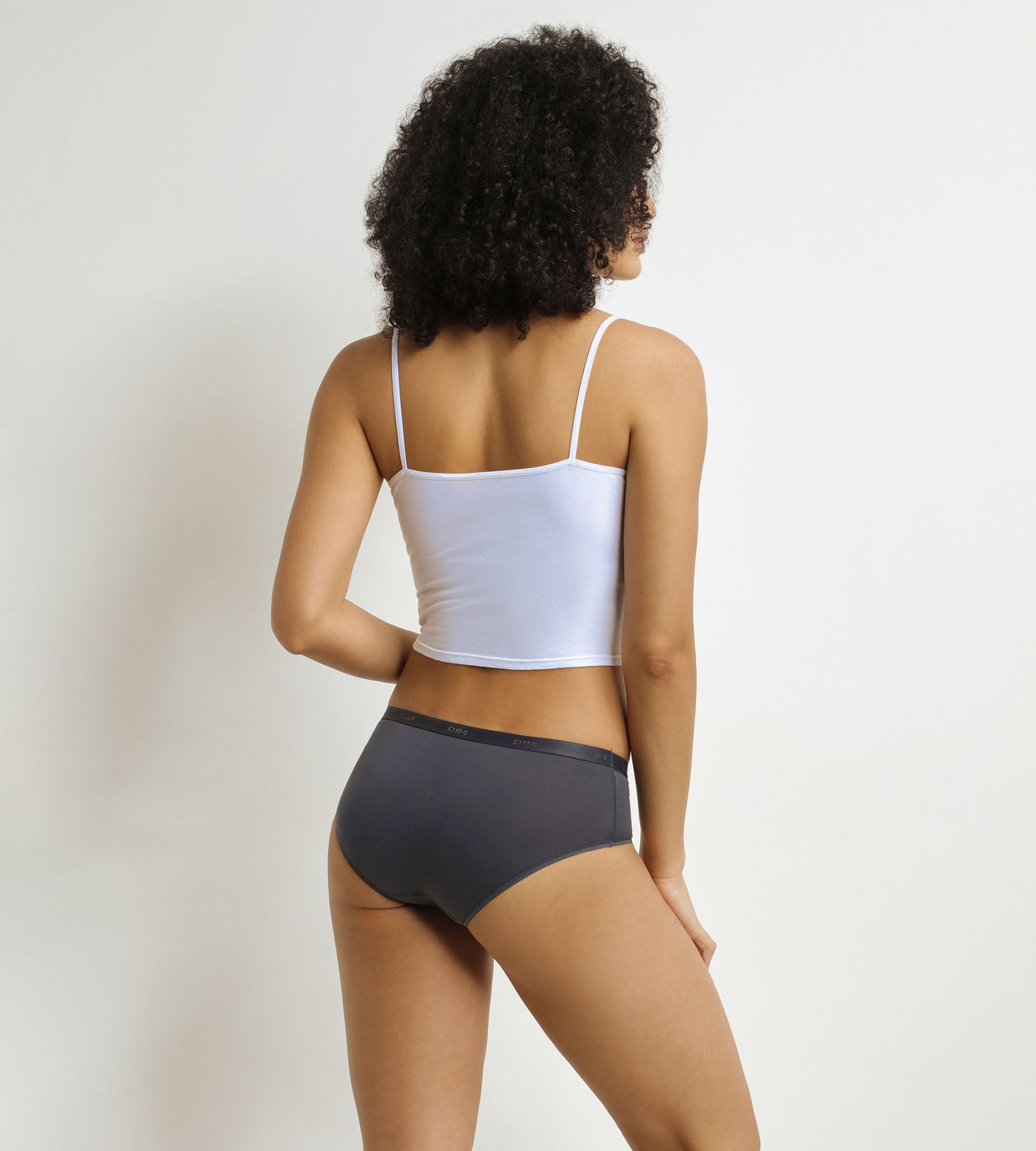 DIM Pack de 3 calzoncillos mujer Azul, Morado, Gris Les Bolsillos Ecodim