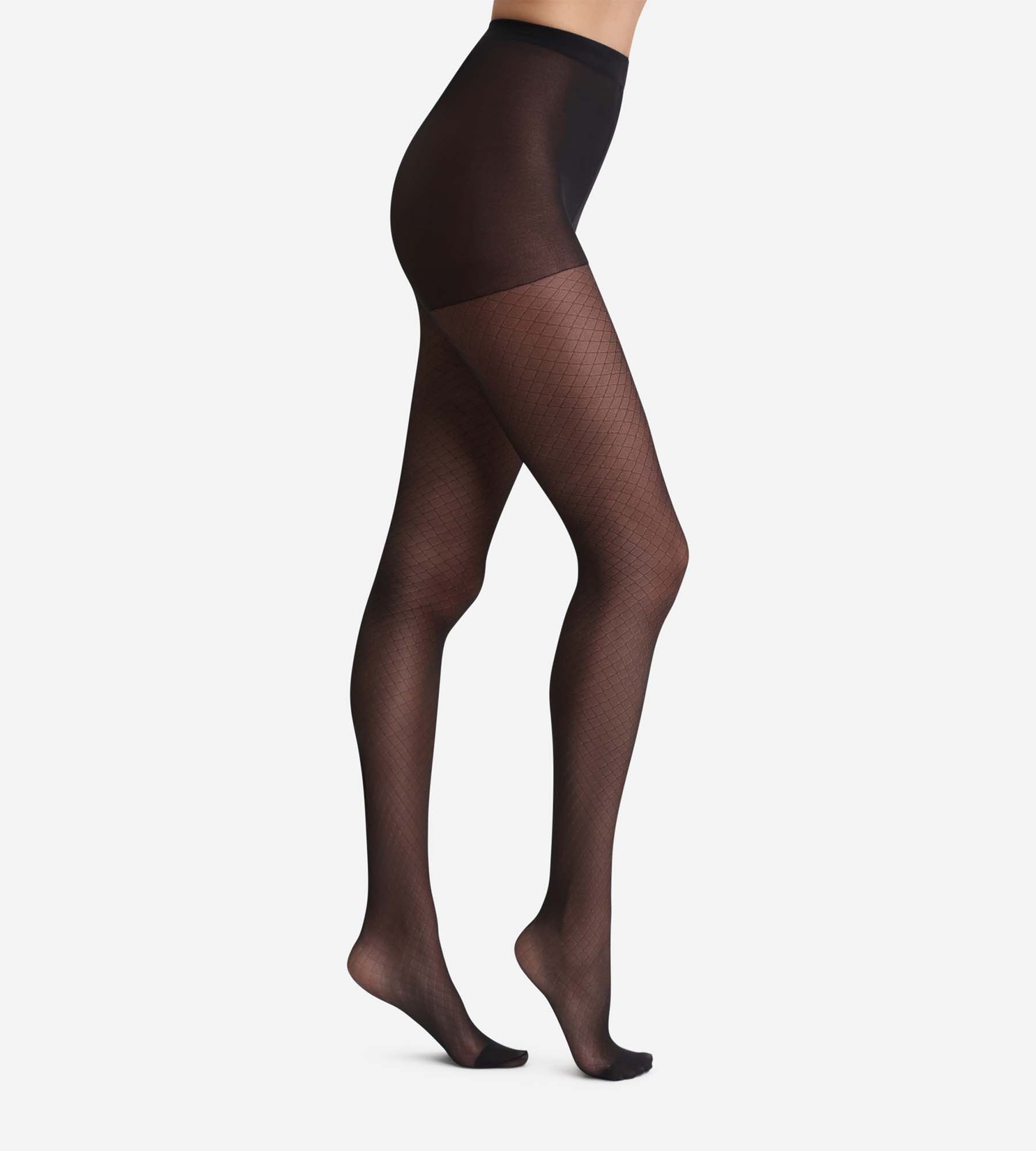 DIM Pantis de rejilla negras Illusion Dim Style